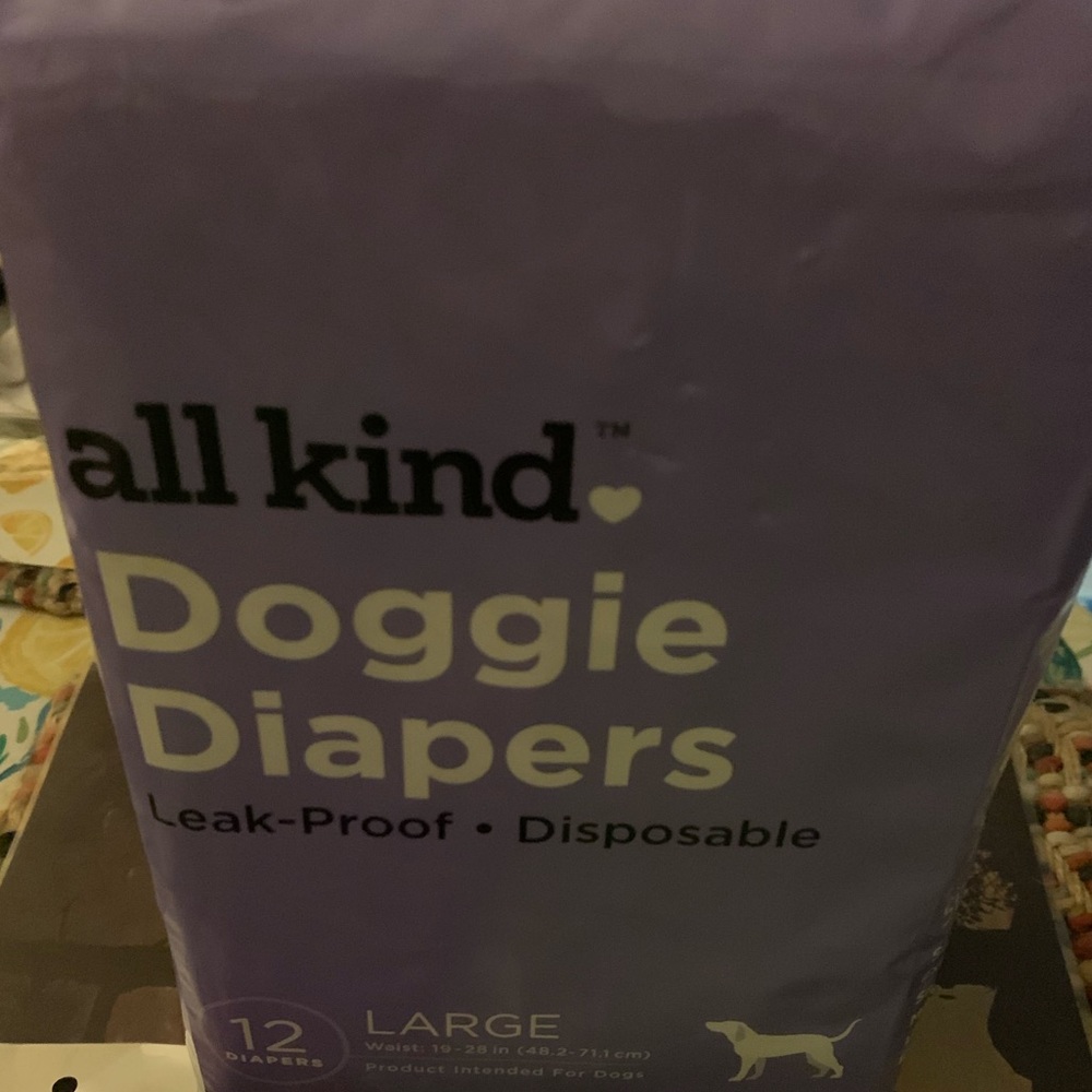 17 Large doggie diapers